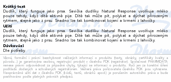 Philips AVENT Savička Nat.Resp.4 střed.pr.3m+ 2ks