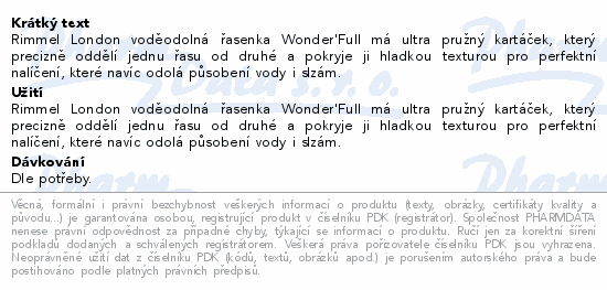 Rimmel WonderFull řasenka černá 11ml