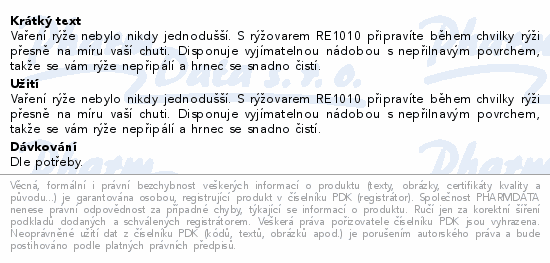 Concept Rýžovar 0.6l RE1010
