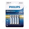 Baterie Ultra Alkaline AAA PHILIPS LR03E4B/10 4ks