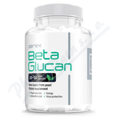 Zerex Beta Glukan 500mg + Vitamin C cps.60