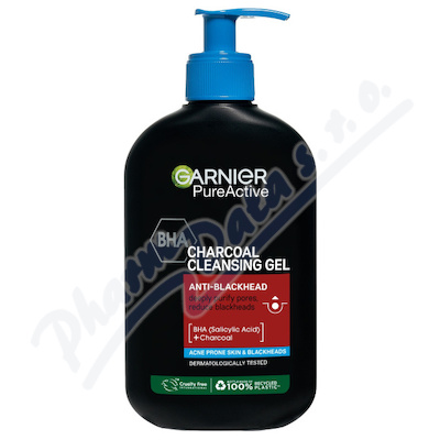 GARNIER Pure Active Charcoal čistící gel 250ml